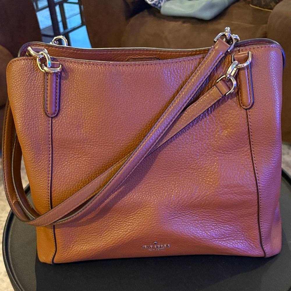 Kate Spade Tan Leather Shoulder Bag